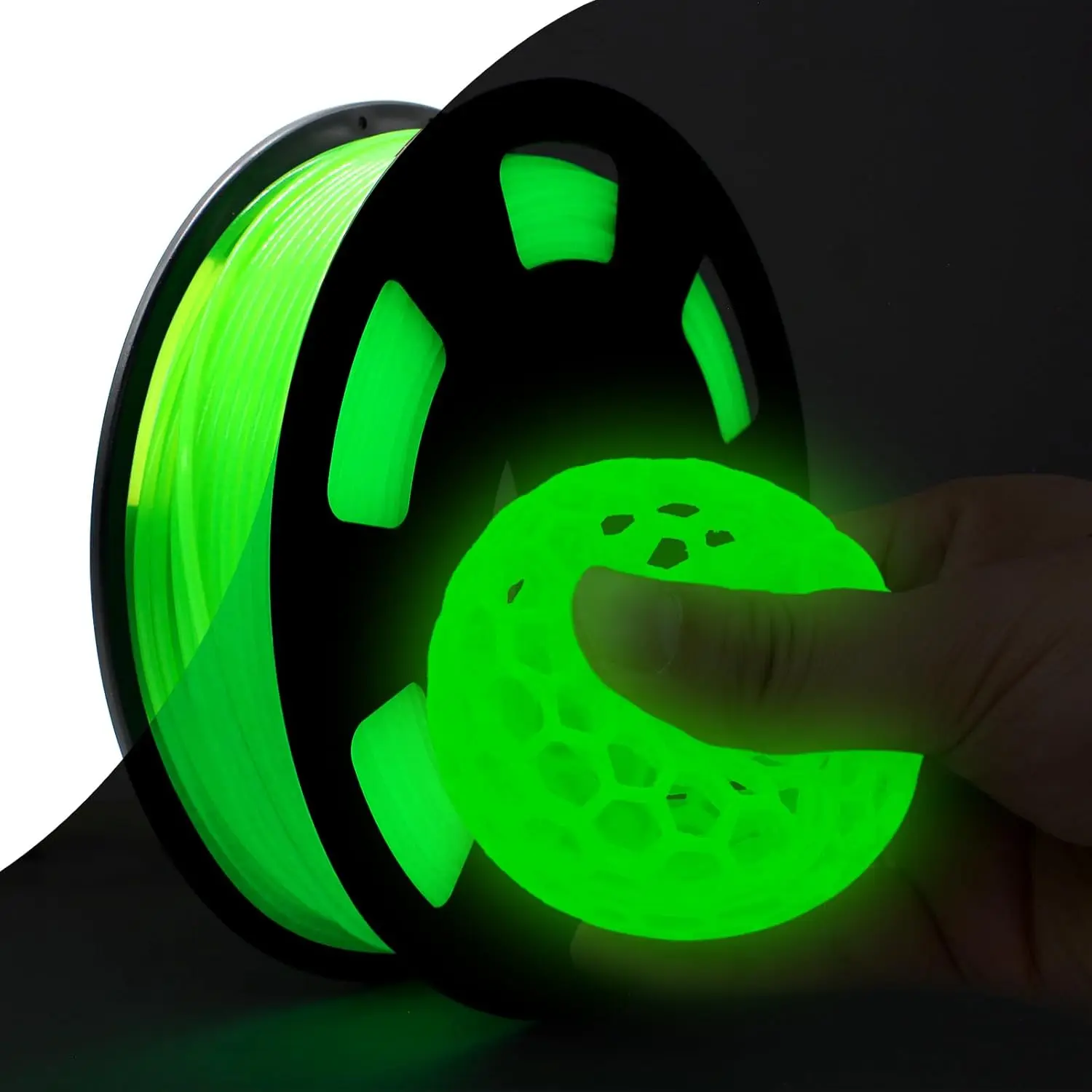Filamento Luminoso al Buio, Filamento TPU 1,75 mm, Pacchetto Filamenti per Stampante 3D, 250g