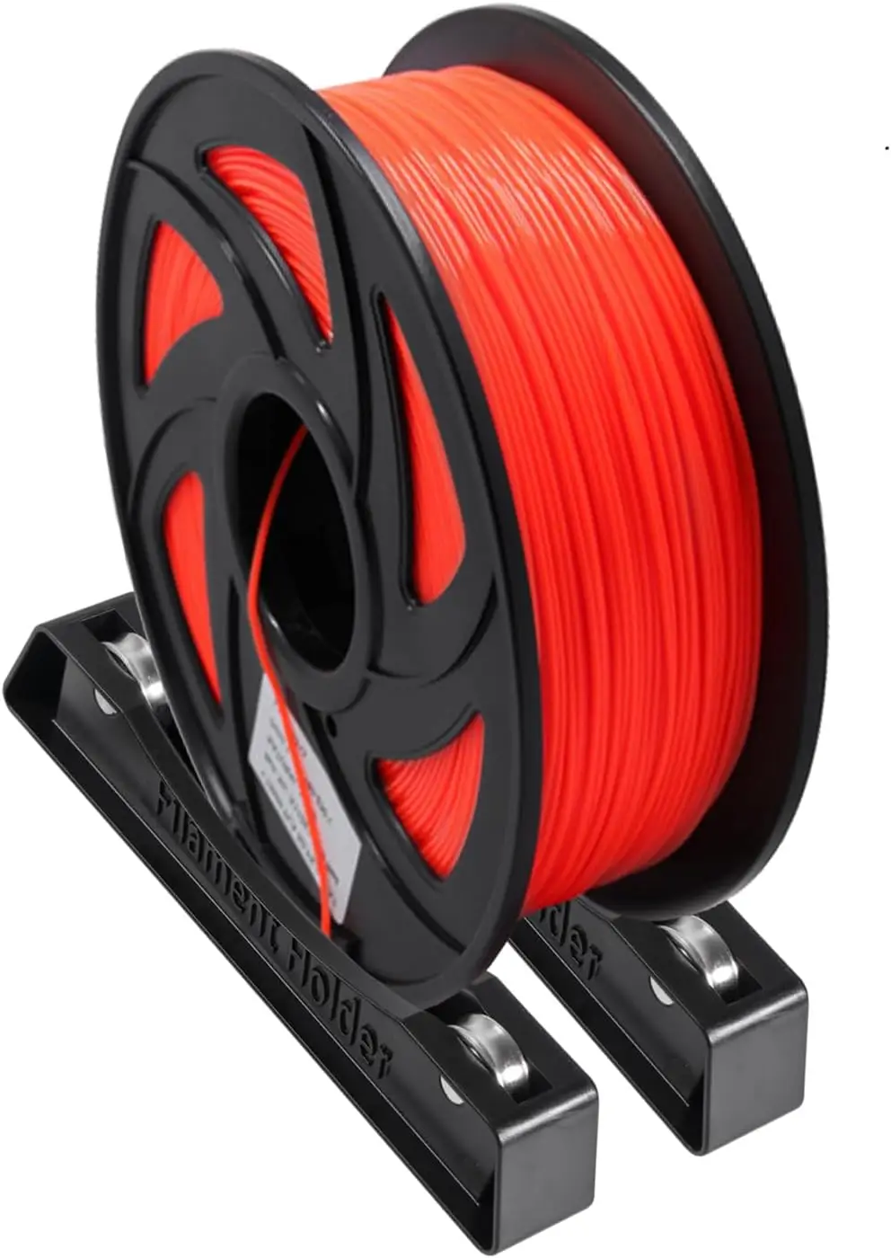 Supporto per bobina di filamento per stampante 3D da 2 pezzi con design a cuscinetto per telaio di supporto per filamento PLA/ABS/TPU/PETG da 1 kg