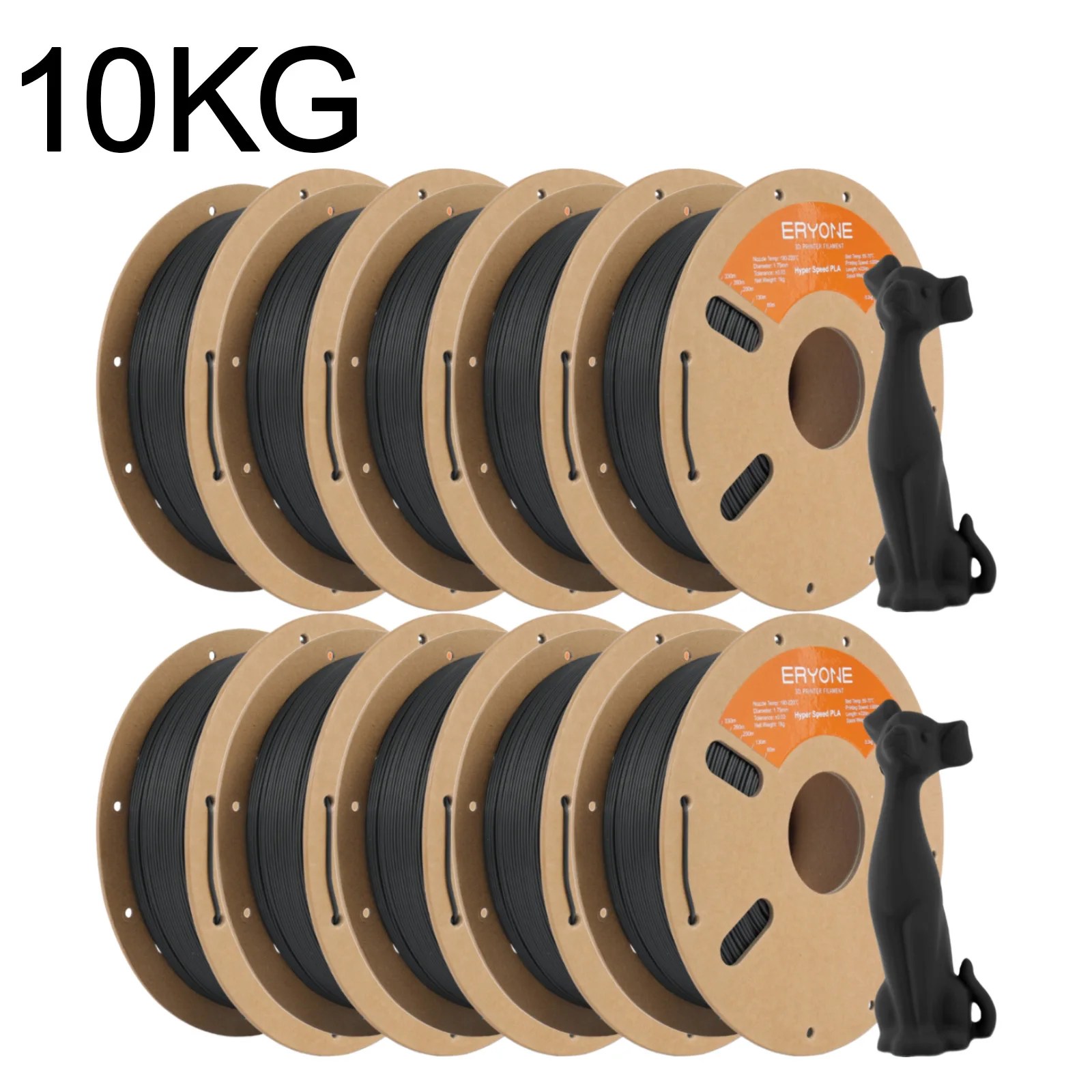 Filamento PLA ERYONE Hyper Speed per Stampante 3D 1.75mm +/-0.03mm, Filamento PLA per Stampa 3D Rapida, 30-600mm/s