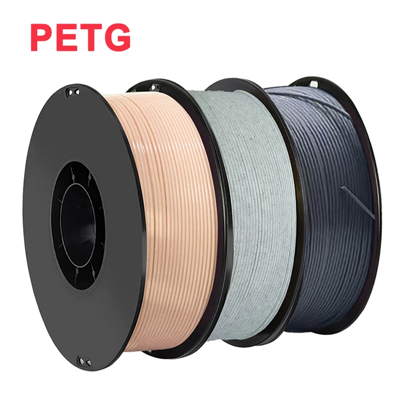 Filamento per stampante 3D PETG da 1,75 mm 250 g 500 g 1 kg filo Confezione sottovuoto petg Pelle grigia Marmo Stampa 3D Fliament