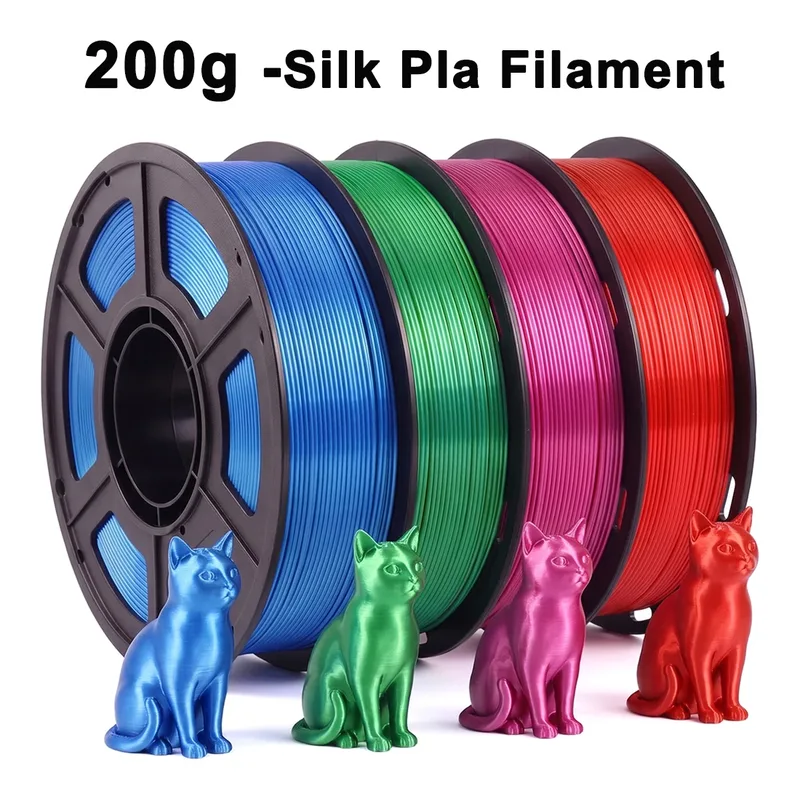 Silk PLA 1.75mm 200g Blu