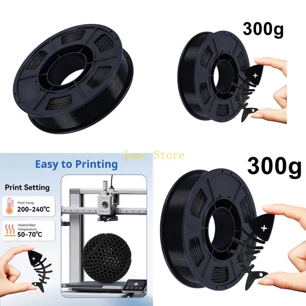 Componente per stampante 3D flessibile e morbido con filamento TPU professionale 1,75 mm 0,3 kg