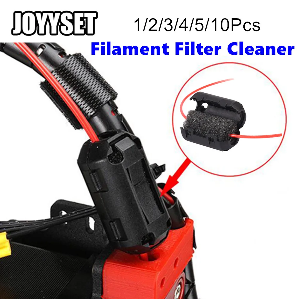 Detergente per filtro a filamento Rimozione polvere Detergente per schiuma a fiamma ABS PETG TPU PLA 1.75/3.0mm Detergente per polvere a filamento per CR10 Ender 3 Prusa