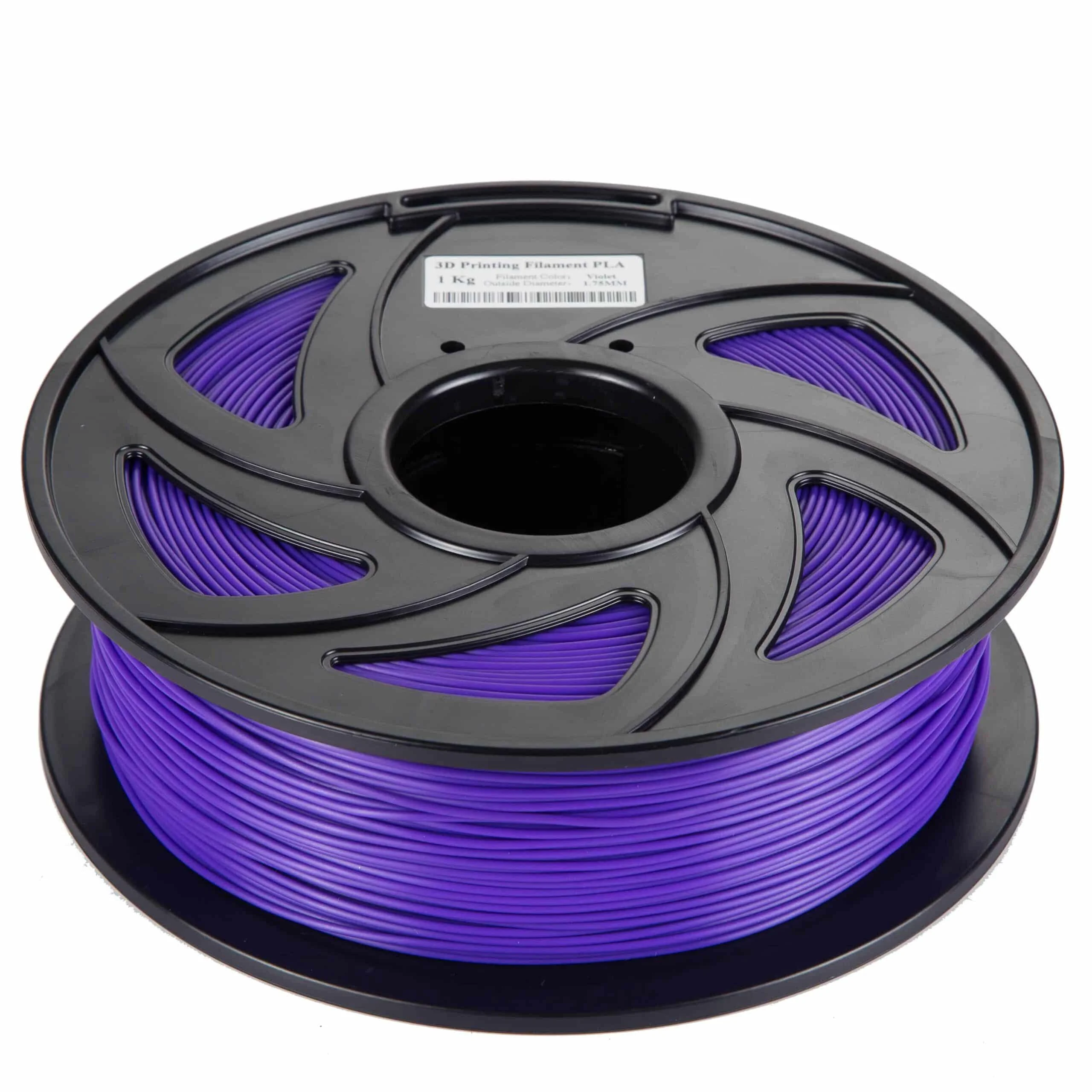 250g 500g 1Kg Stampante 3D TPU Filamento flessibile Viola Elastico per materiale in gomma flessibile Rotolo Flex 1.75mm Imballaggio sottovuoto tpu