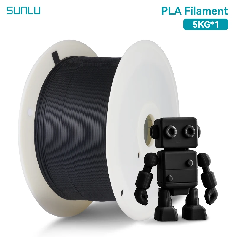 SUNLU 5KG 3D PLA/PETG/PLA PLUS/Filamento trasparente 1.75mm 5KG/Rotolo Stampante 3D Filamento 3D ordinato avvolto per stampante 3D e penna 3D