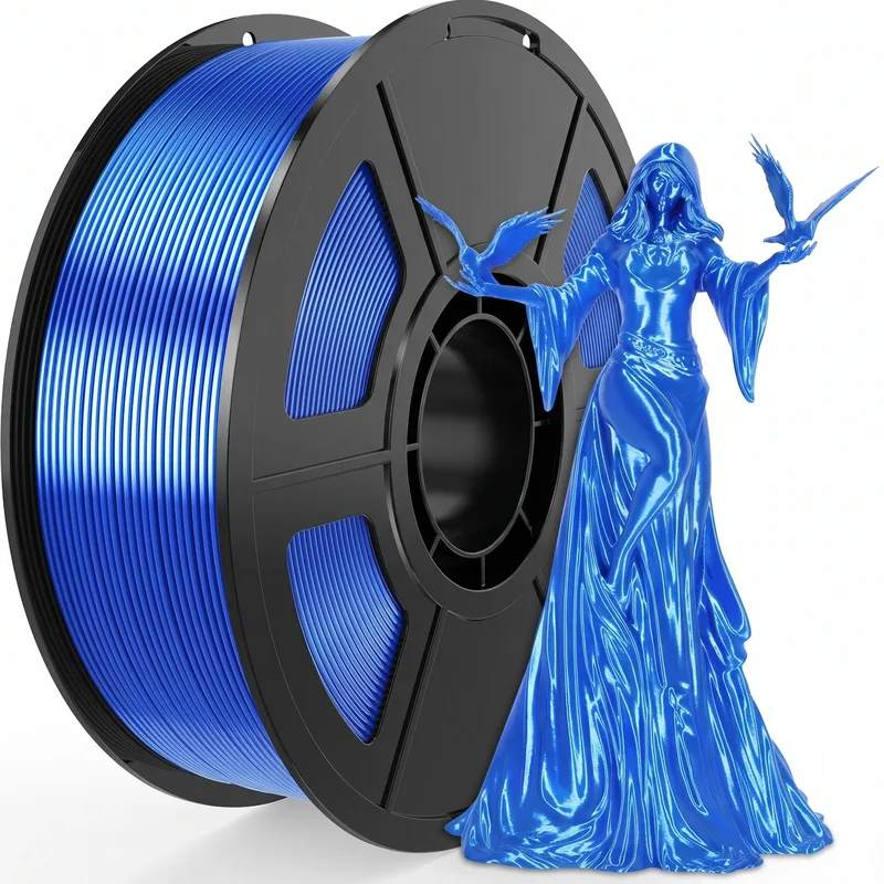 Filamento PLA 3D Silk 1,75mm per Stampante 3D, Materiale Sicuro, Confezione Sottovuoto 250g