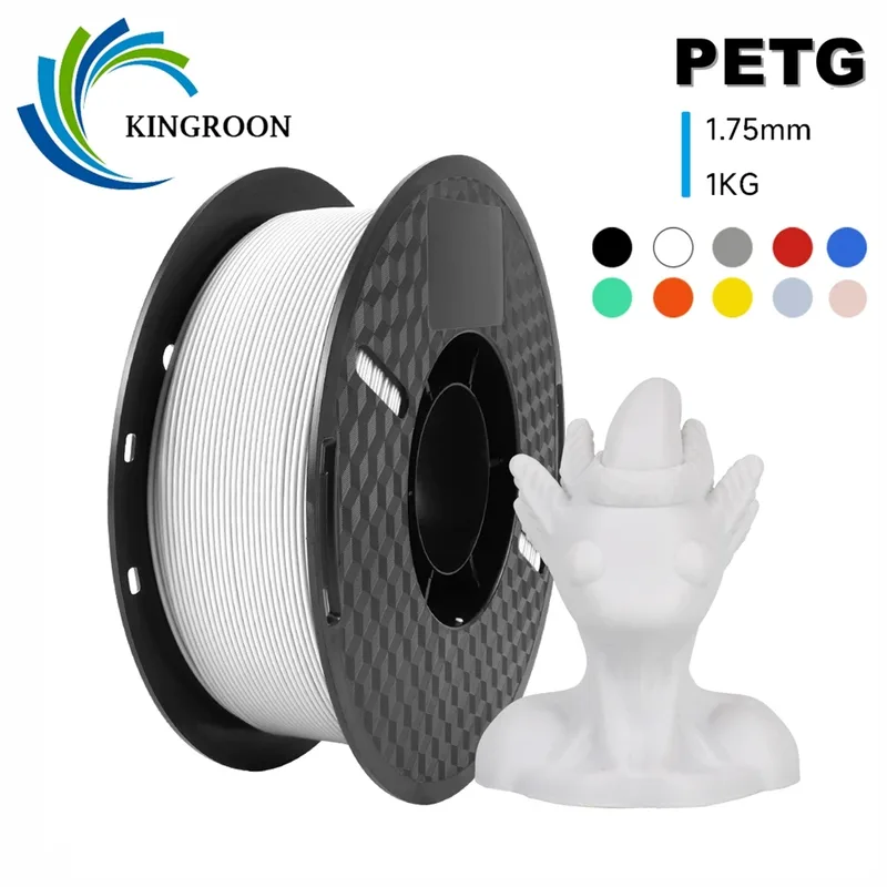 Filamento per stampante 3D KINGROON PETG 1.75mm 1KG materiale per stampa 3D di alta qualità Standard 1 rotolo/KG