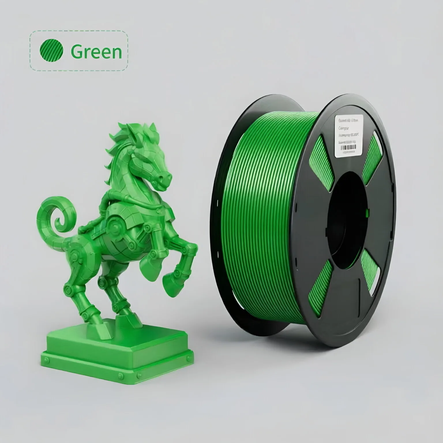 Filamento ABS 1.75mm 1KG Alta Purezza Alta Resistenza Filamento per Stampante 3D Alternativa Ecologica al PLA per Stampa 3D