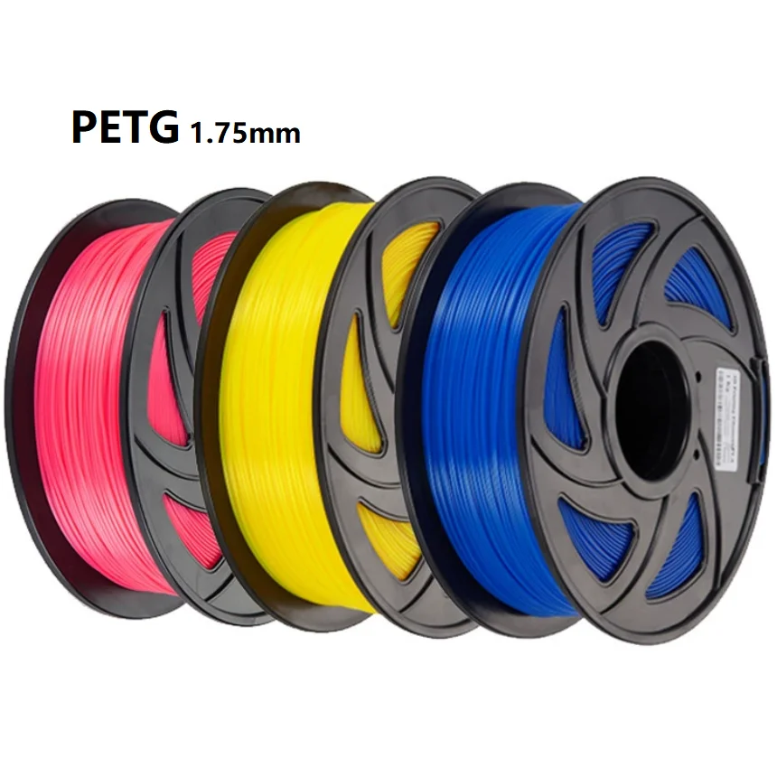Filamento stampante 3D PETG 1,75 mm 1 kg 500 g 250 g Filamento PETG di base Marmo Nero Bianco Rosso Stampa 3D Pacchetto materiale plastico
