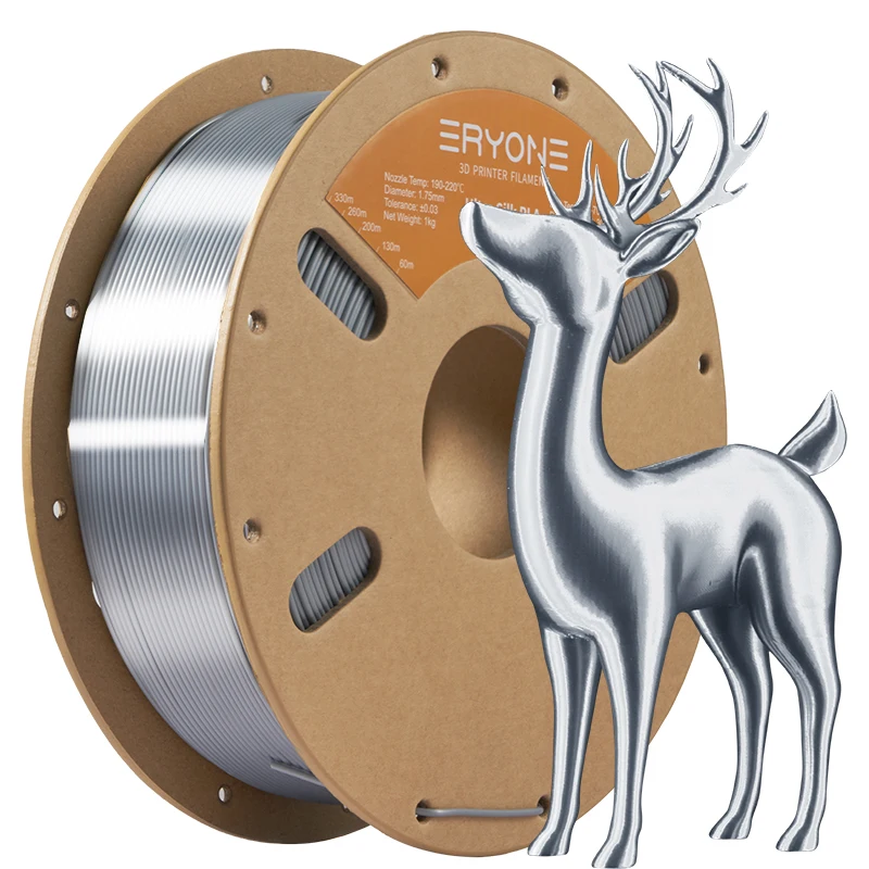 Eryone 1KG Ultra SILK PLA Filamento Premium Stampa 3D, multicolore disponibile, filamento pla 1kg, aggiornamento PLA di seta, 1KG/bobina