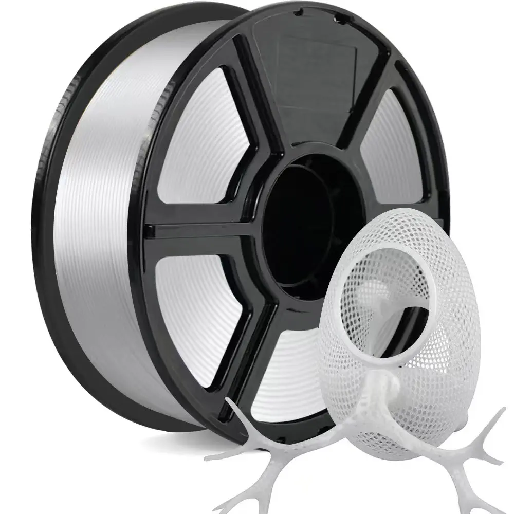Filamento PETG Trasparente 1.75mm 1kg/500g/250g/200g, Filamento PETG Rosso Blu Verde Trasparente ad Alta Resistenza