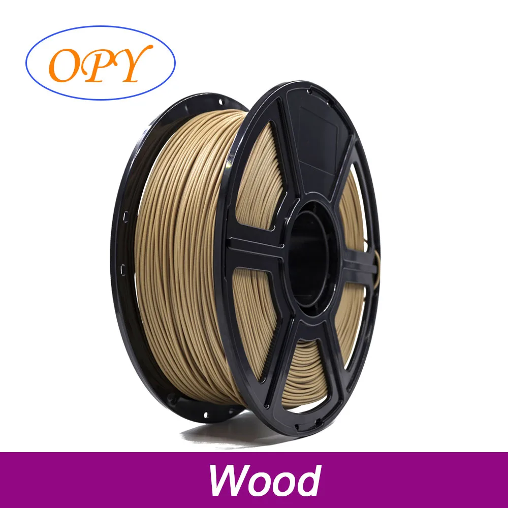 OPY Wood PLA Filament 1.75mm Real Wood Powder stampante 3D PLA filamento di legno materiali di stampa 3D 1kg 10m 100g