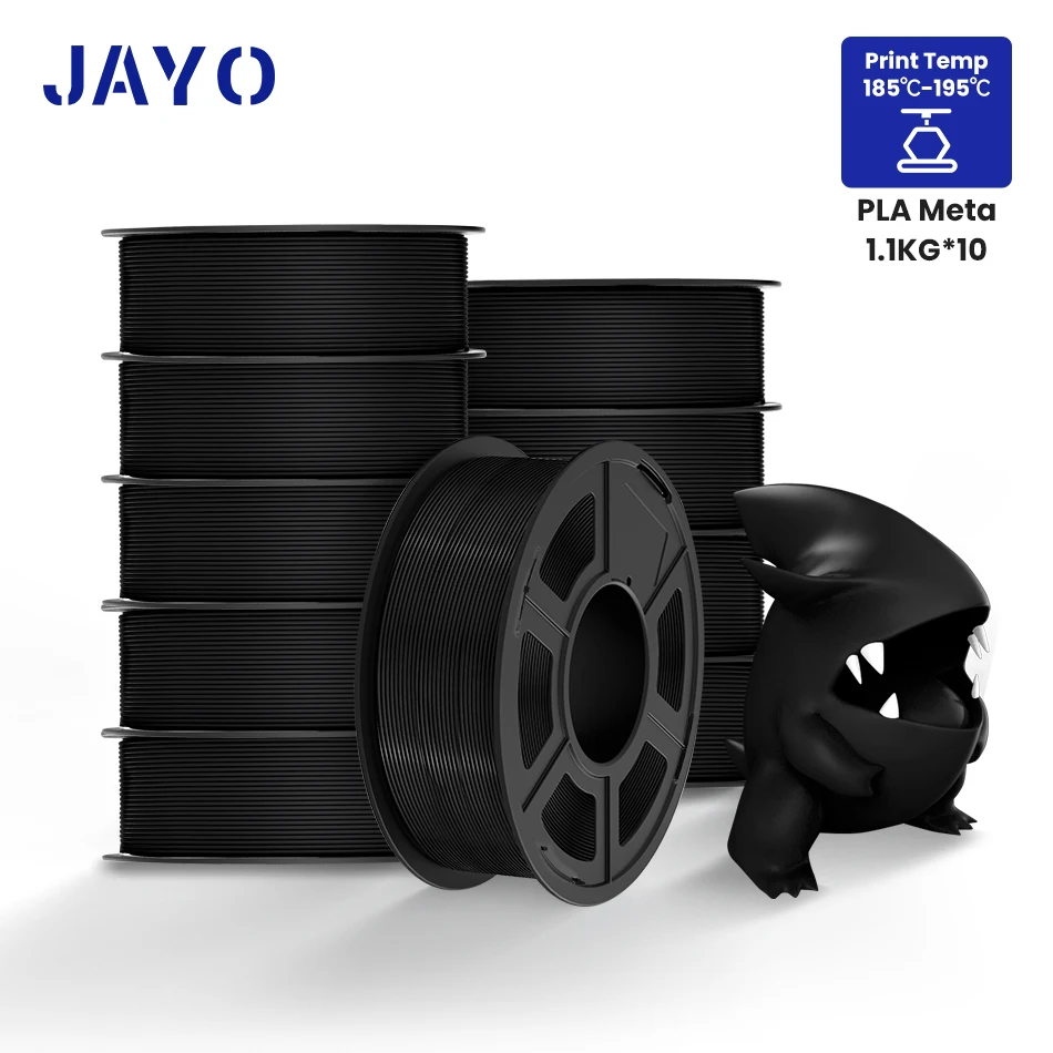 Filamento JAYO PLA / ABS / PETG / Seta / ASA /TPU /PLA+ 10 rotoli Filamento stampante 3D 1,75 mm 0,65/1/1,1 kg Filamento 3D avvolto ordinato