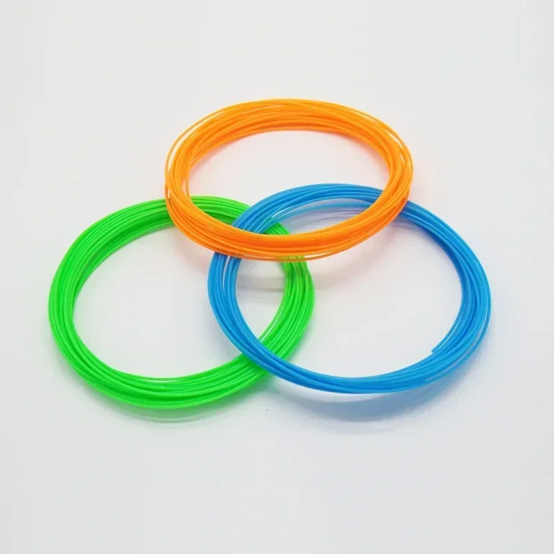 Filamento per stampa 3D PLA da 10 metri, materiale da 1,75 mm, penna per stampante, filamenti luminosi ad alta temperatura