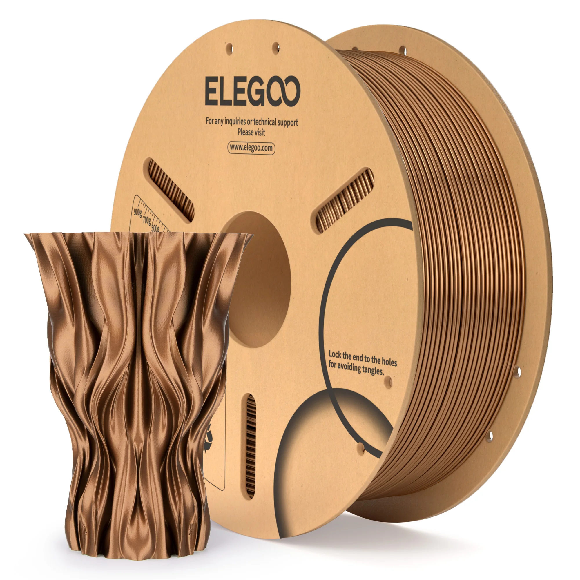 ELEGOO Filamento PLA 1.75mm 2KG/4KG/5KG/10KG per Stampa 3D, Compatibile con UE e USA