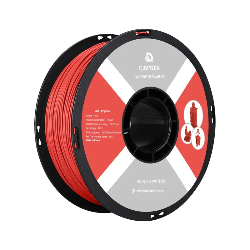 Filamenti per stampanti 3D QIDI TECH PLA / ABS 1,75 mm Bobina da 1 kg Materiale per stampa 3D per stampante 3D