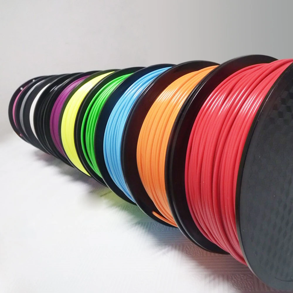 Nisay PETG Filamento 3D 1KG 3 Rotoli 1.75mm +/-0.03MM Filamento per stampa 3D Filamento ordinato per ferita Imballaggio sottovuoto Spedizione veloce