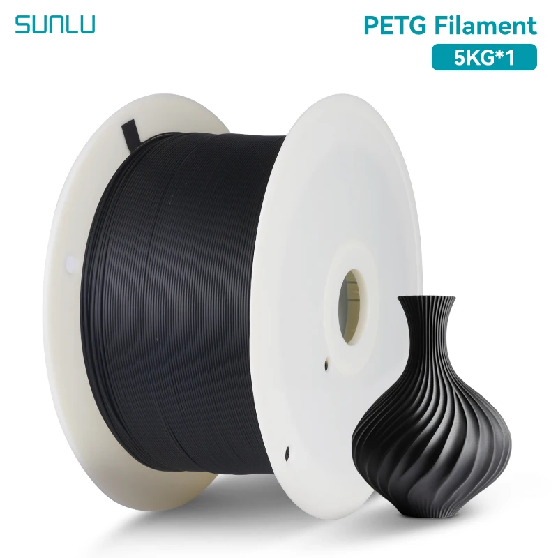 SUNLU PLA/PLA PLUS/ PETG 5KG Filamento stampante 3D Colorato 1.75MM Toleranze +/-0.02MM Filamento Spedizione veloce da UE/USA/RU