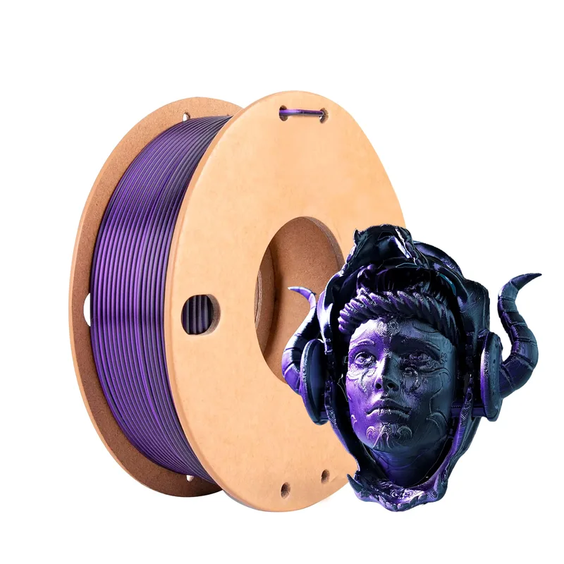 Silk PLA 1.75mm 250g Nero