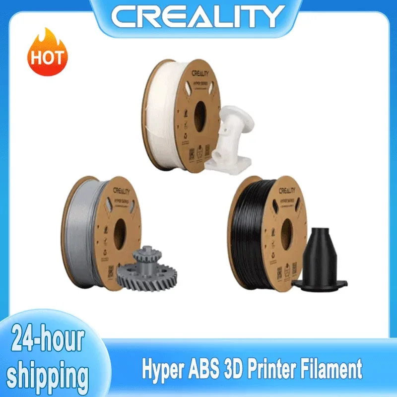 Filamento Creality Hyper ABS 1.75mm ad Alta Velocità Compatibile con Stampa Aperta, Bobina da 1kg, Adattabile Universalmente per la Maggior Parte delle Stampanti 3D