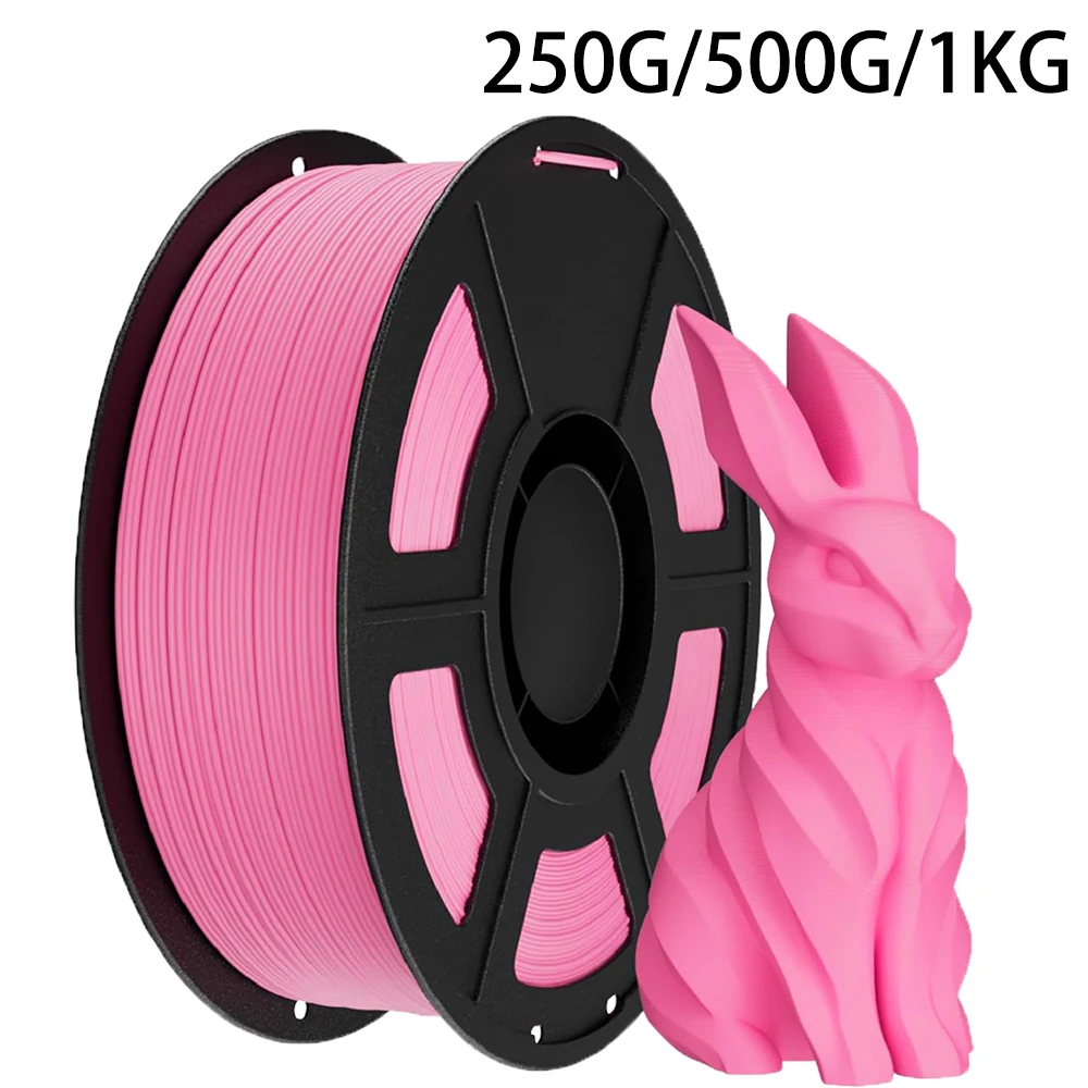 Filamento PLA Rosa Chiaro per Stampante 3D, 250g 500g 1Kg, 1.75mm, Materiale PLA per Stampante 3D, Confezione Sottovuoto