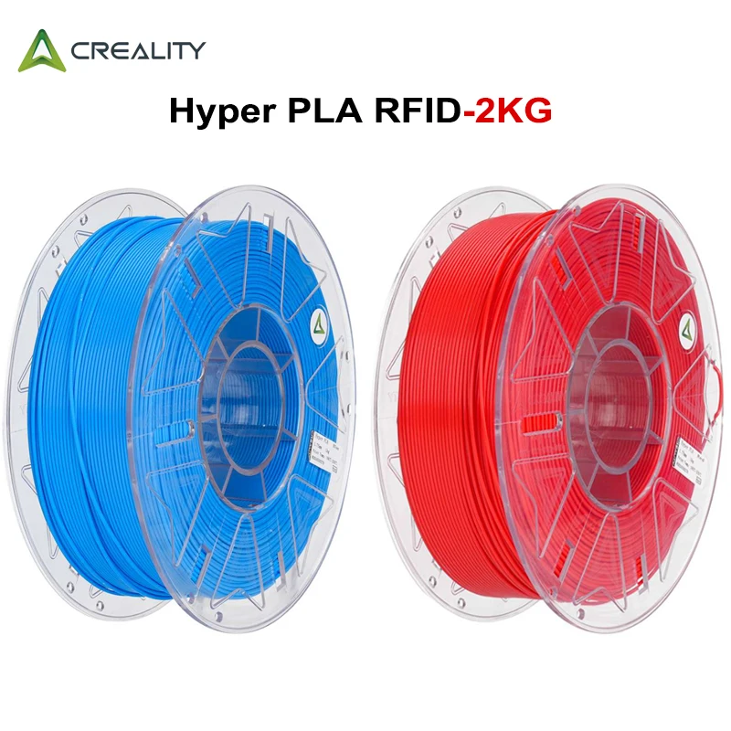 Filamento Creality Hyper PLA RFID 2KG 1.75mm 1KG/rotolo per Stampa ad Alta Velocità, Colori Ricchi, Tag RFID per Stampante 3D CFS K2 Plus Combo