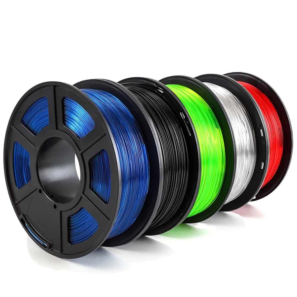 Filamento per stampante 3D PETG da 1,75 mm Trasparente Blu Rosso Materiale per stampante 3D PETG Trasparente verde nero 250 g/500 g/1 kg