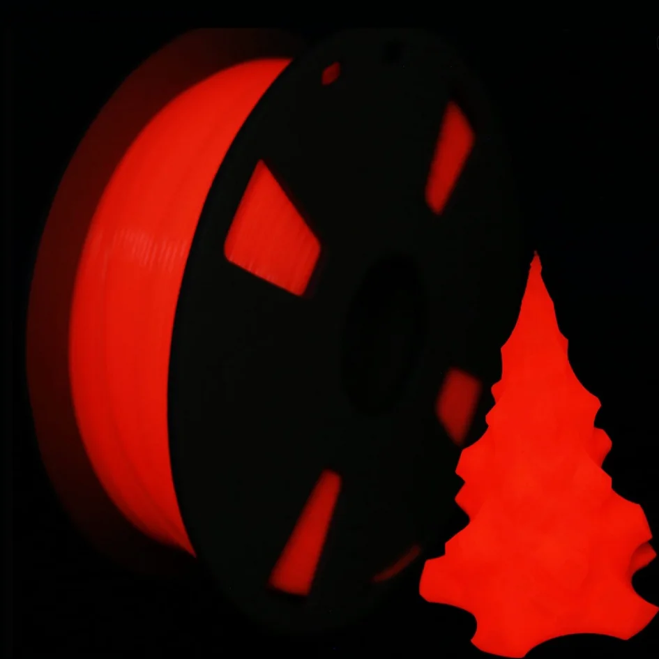 Filamento PLA che si illumina al buio 1,75 mm 1 kg 500 g 250 g Filamento luminoso Cambia colore PLA Blu Verde FDM Materiale per stampante 3D Trasparente