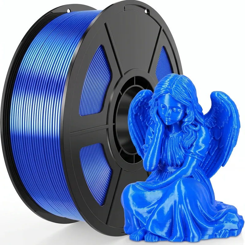 Filamento PLA 3D Silk 1,75mm per Stampante 3D, Materiale Sicuro, Confezione Sottovuoto 250g