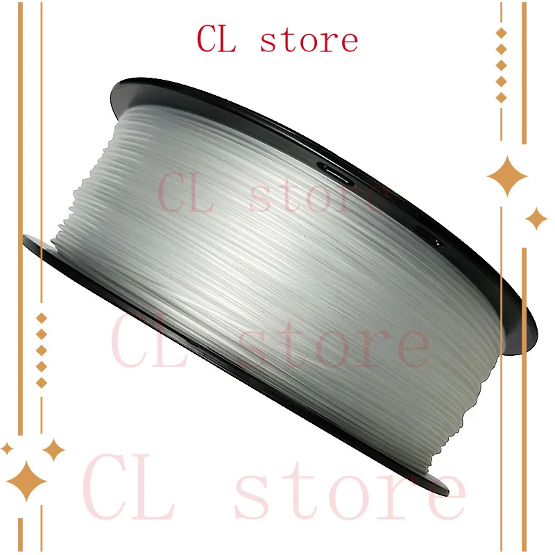Filamento ABS trasparente 1,75 mm 1 kg Filamento per stampante 3D Filamento ad alta adesione Materiale di stampa 3D