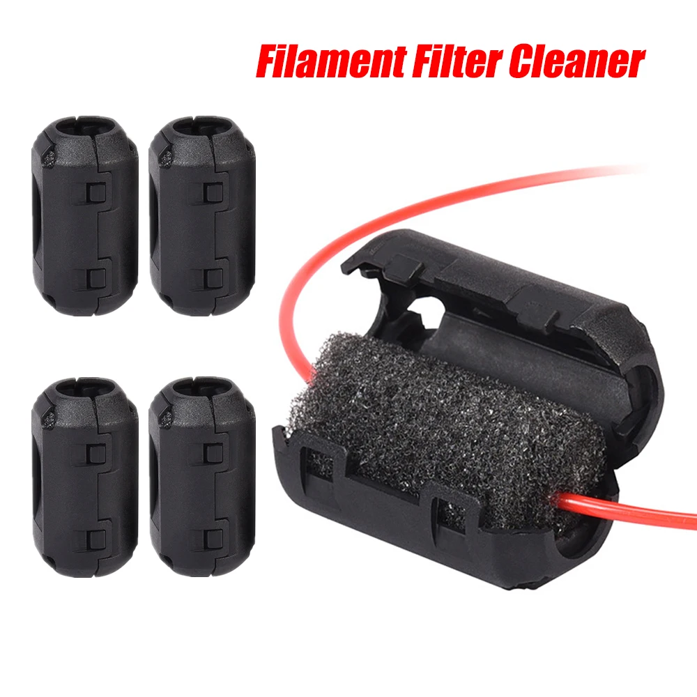 3/4/5/10 pezzi filtri a filamento rimozione polvere fiamma schiuma detergente blocchi per CR10 Ender 3 PRUSA I3 PLA ABS PETG TPU filamento pulizia