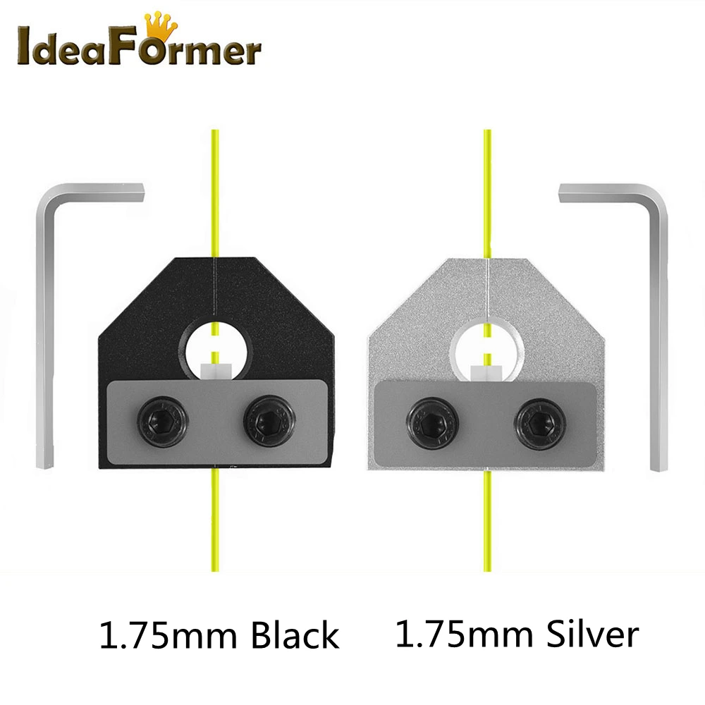 Connettore saldatore a filamento parti della stampante 3D per Ender 3 PRO SKR blocco in alluminio sensore a filamento ABS PLA da 1.75mm con chiave a brugola