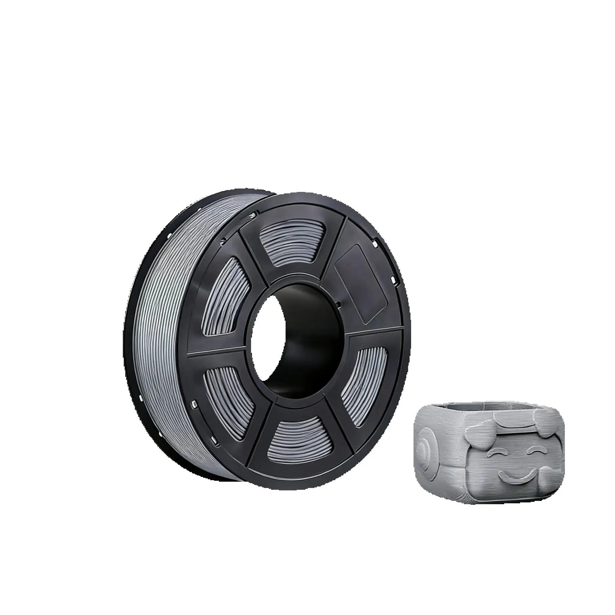 Filamento Flessibile TPU 95A, Filamento Morbido per Stampante 3D, Filamento TPU Grigio per Stampa 3D 250g, Filamento TPU 1.75mm