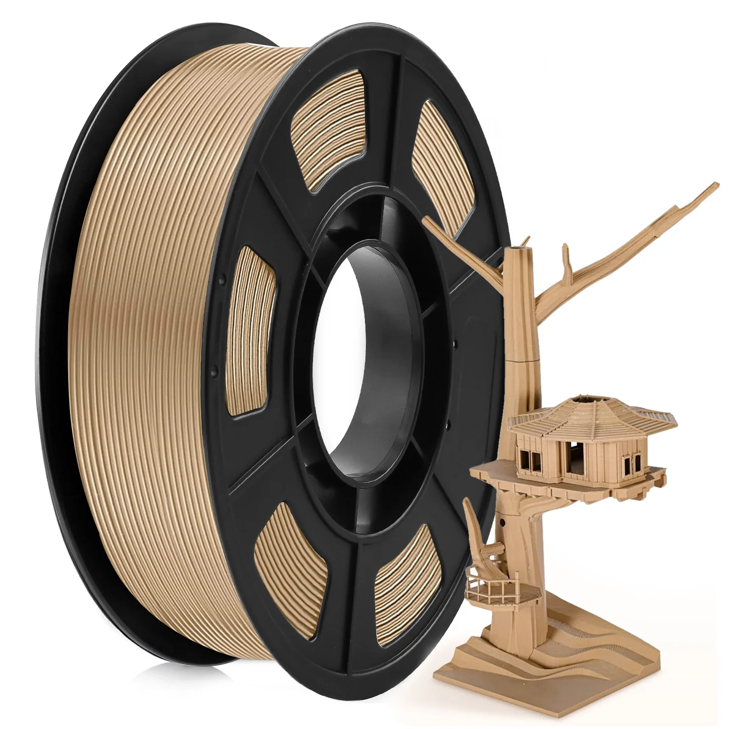 Filamento PLA in legno da 200G 1,75 mm ± 0,03 mm per stampante 3D FDM e penna Bolla di alta qualità Spedizione veloce gratuita
