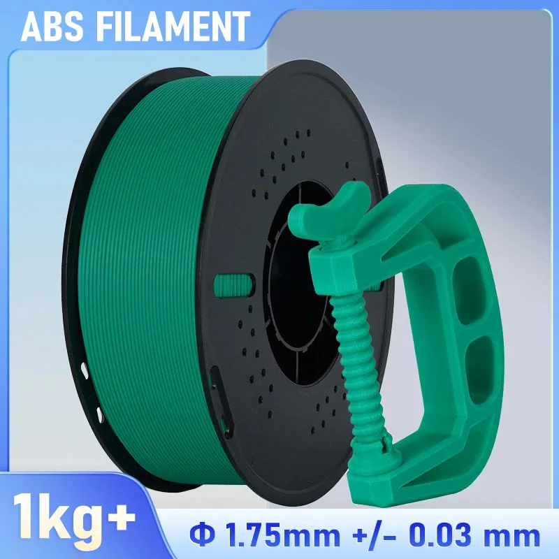 Filamento ABS 1,75 mm, filamento per stampante 3D ABS resistente al calore 1 kg, forte e durevole, precisione dimensionale +/- 0,03 mm