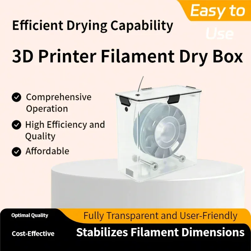 Scatola Universale per Filamenti di Stampanti 3D - Contenitore Sigillato Antipolvere e Antiumidità con Vassoio per Bobine da 1KG per PLA PETG ABS TPU