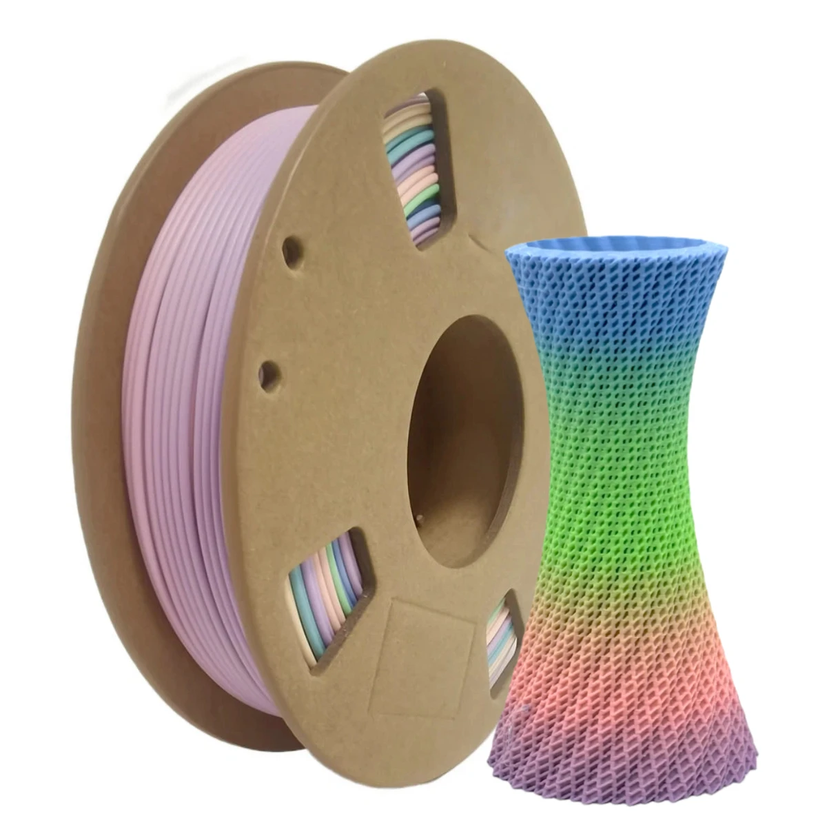 Filamento per stampante 3D Rainbow PLA Filamento cambiante multicolore da 1,75 mm Filamento PLA per stampa 3D, opzioni multiple