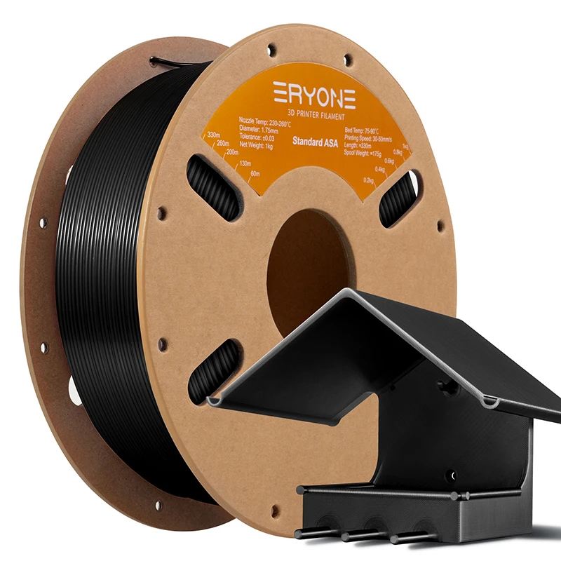ERYONE Promozione Nuovo Arrivo 1KG ASA 1.75mm Filamento di Stampa 3D 1KG Per Stampante 3D FDM Spedizione Veloce