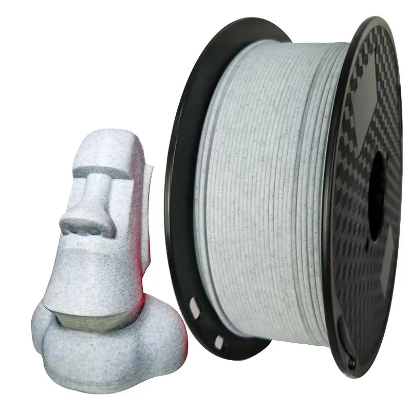 Filamento di marmo PETG per stampante 3D Filamento di stampa 3D da 1,75 mm Pietra come materiale 1 kg/500 g/250 g Forniture per stampa 3D Sicurezza