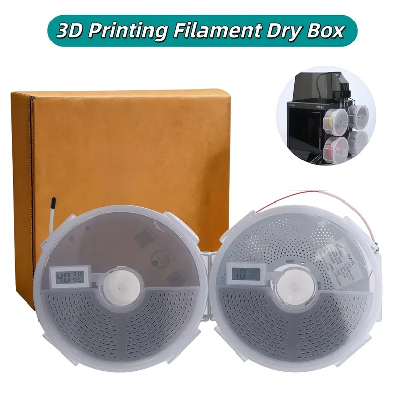 Scatola di Stoccaggio per Filamenti di Stampa 3D da 1KG, Montaggio a Parete per Filamenti PLA PETG ABS TPU, Accessori per Stampanti 3D