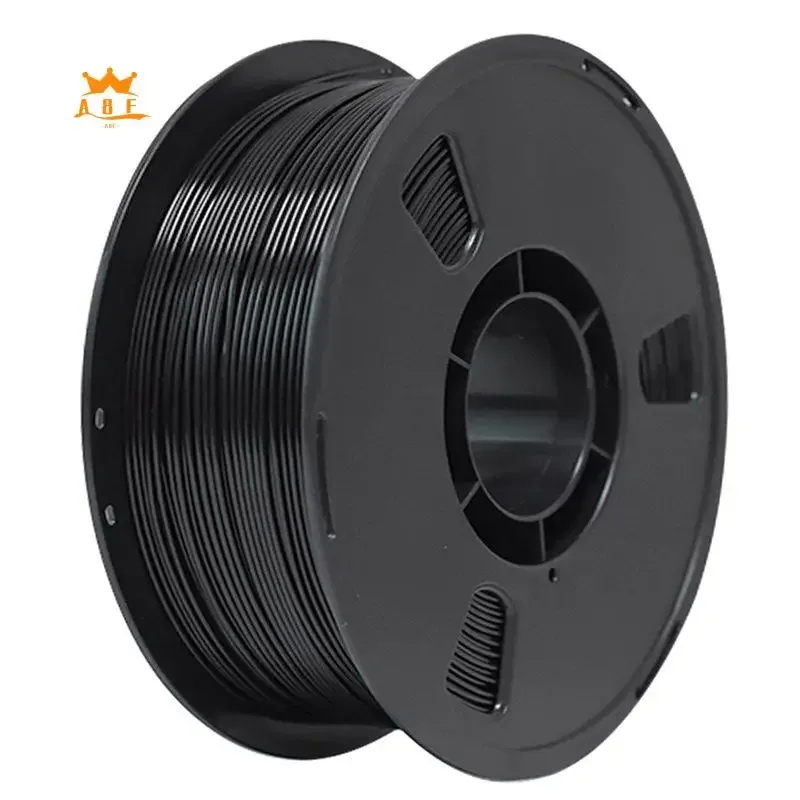 Filamento per stampa 3D A08E-3D ABS 1,75 mm, bobina avvolta con cura, 1 kg/2,2 libbre, filamento per stampante 3D ad alta precisione, per stampante 3D