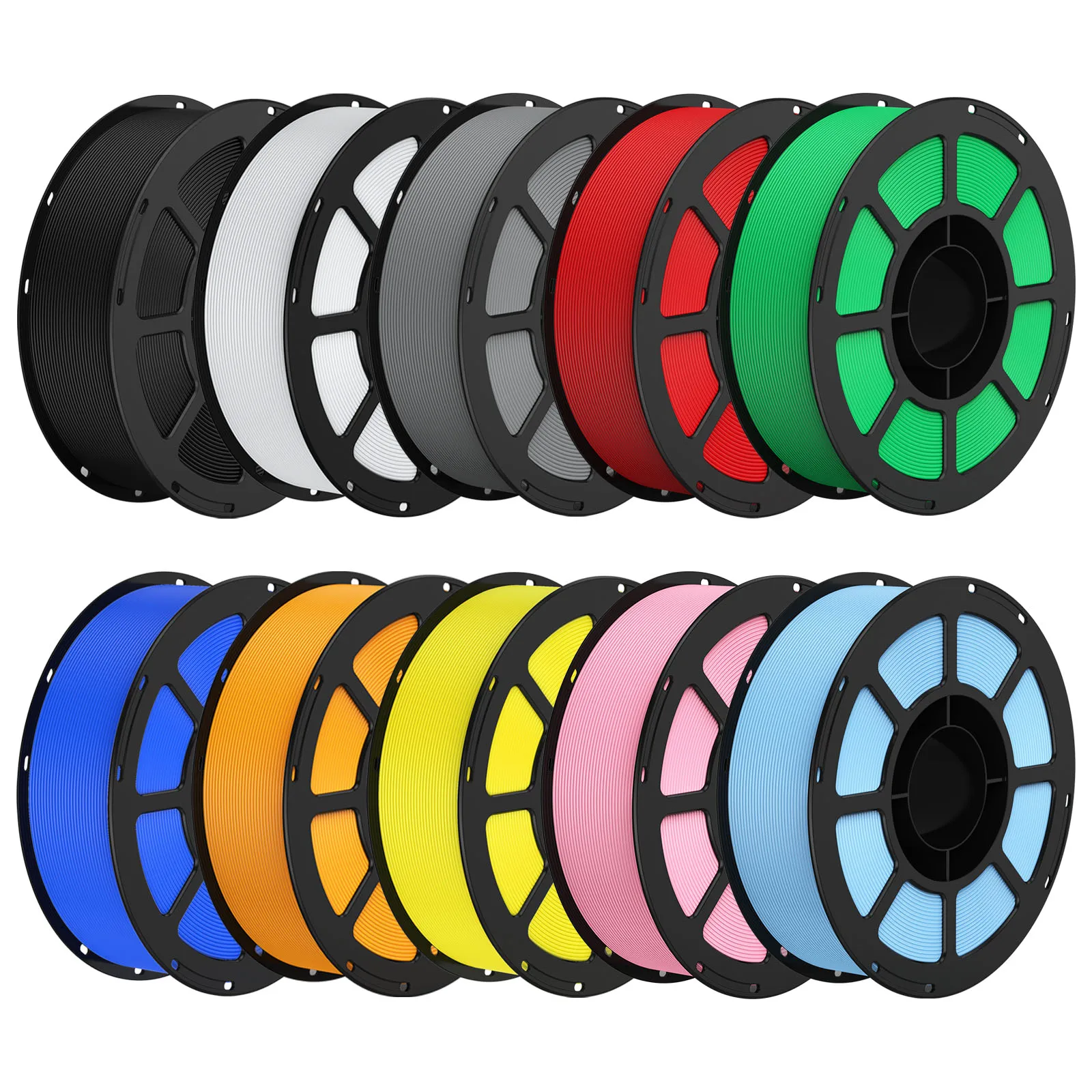 Filamento PLA Base KELEIDI 1.75mm, Filamento per Stampante 3D ad Alta Velocità per Stampa Rapida, Bobina da 1KG (2.2 LBS), Precisione +/- 0.02 mm, Compatibile con la Maggior Parte delle Stampanti FDM