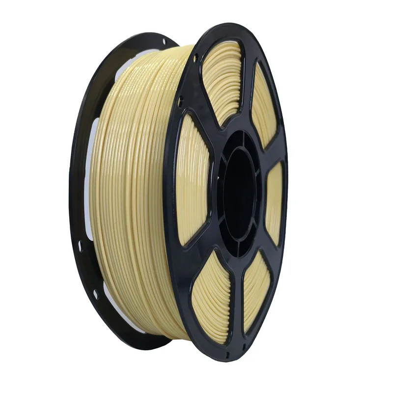 Filamento per Stampa 3D PETG 1.75mm 1kg, Materiale PETG Giallo Crema per Stampanti 3D