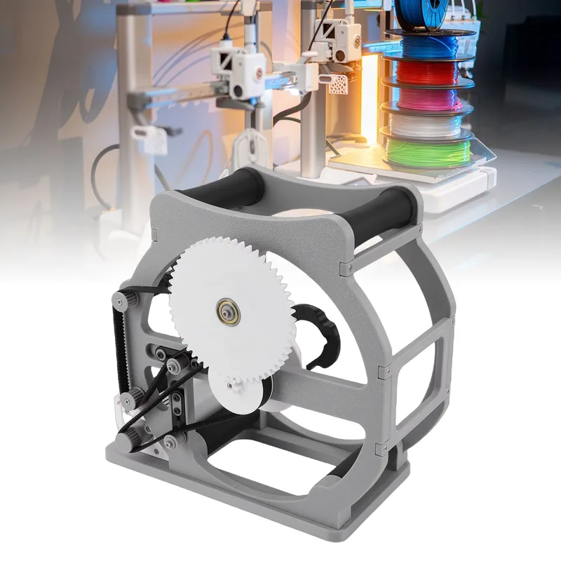 Avvolgitore Elettrico per Filamenti di Stampanti 3D, per Bobine da 1kg di PLA, PETG, ABS, TPU, Nylon, con Velocità Regolabile e Avvio/Arresto Intelligente