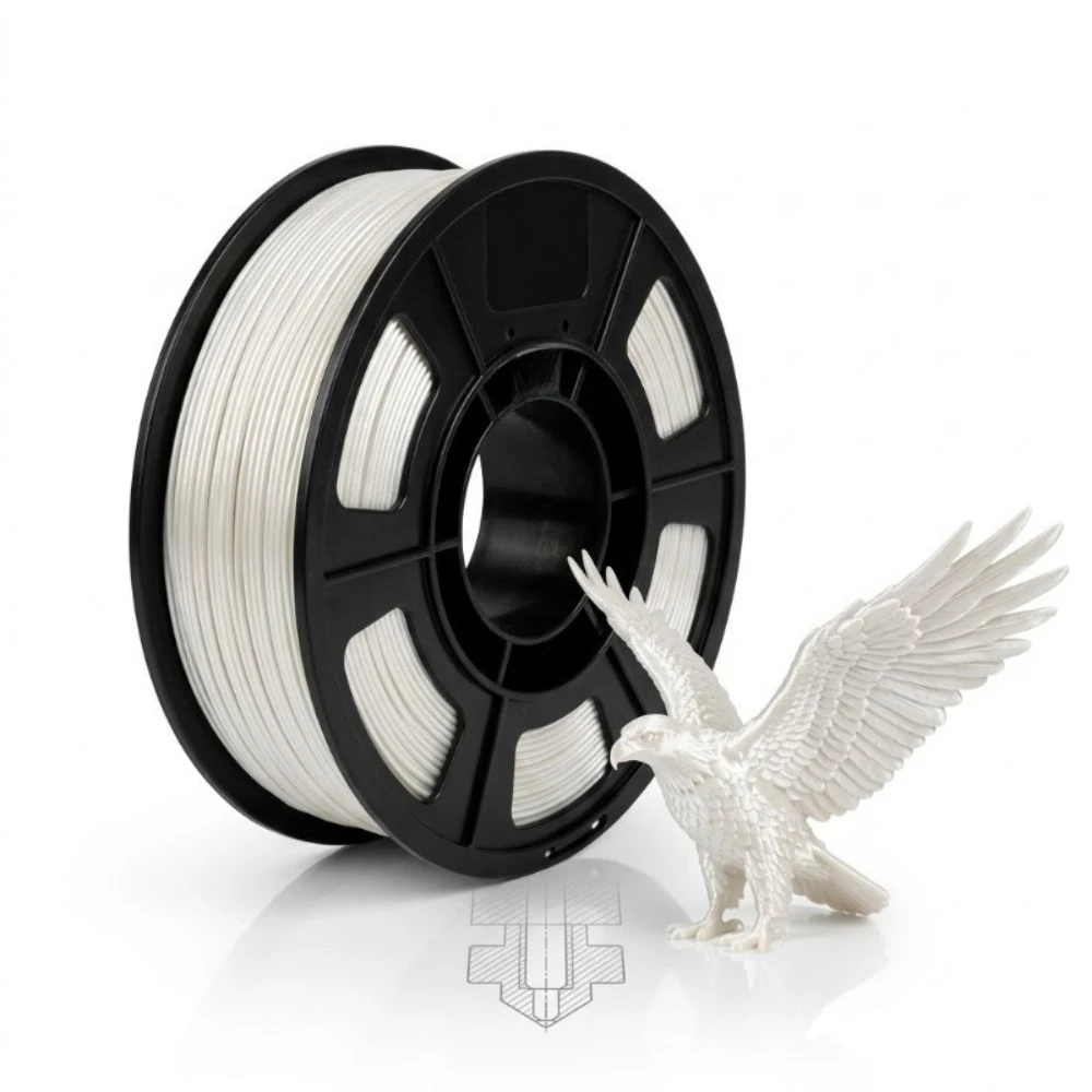 Filamento PLA Seta 3D 1.75mm su Bobina per Stampante 3D, Confezionato Sottovuoto per Sicurezza, Materiale Durevole per Stampa 3D