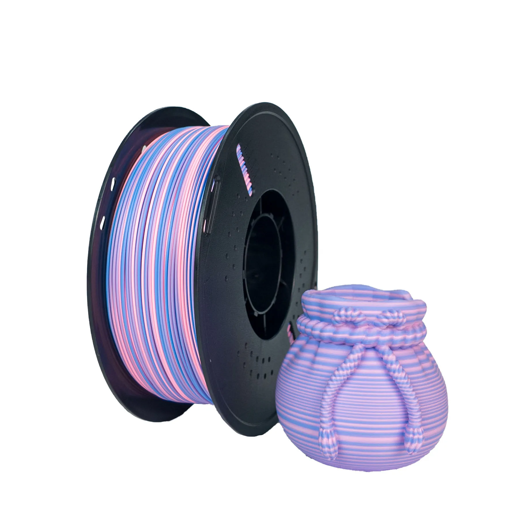 Filamento per Stampante 3D in Seta PLA Opaco 1.75mm, 1KG, Colore Candy Twist ﻿ Materiale