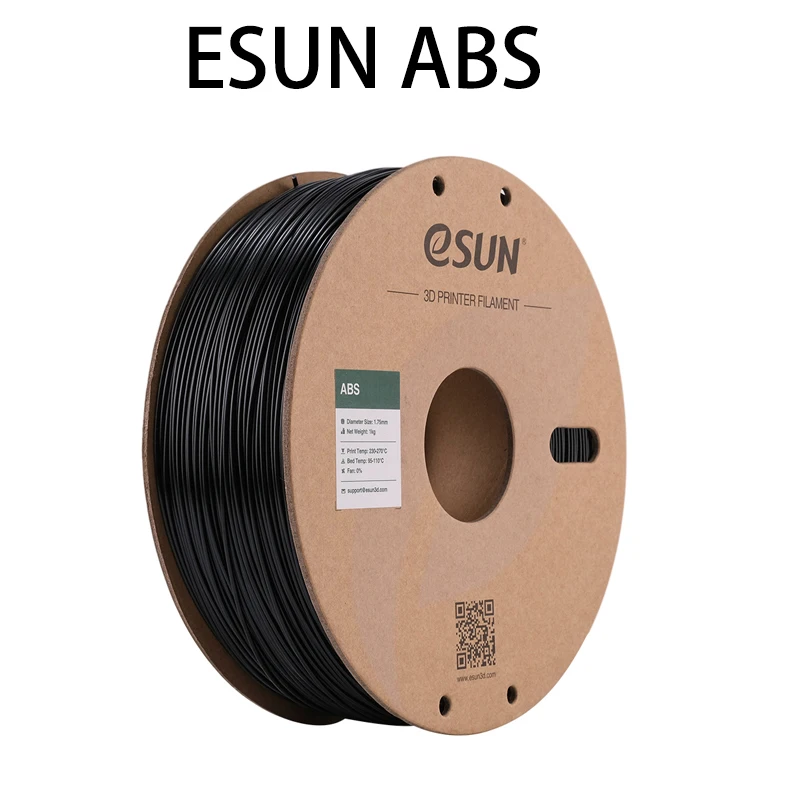 eSUN Filamento per stampante 3D 1,75 mm 1 kg Filamento per stampa in plastica ABS 3D Bobina da 2,2 libbre Materiale per stampa 3D per stampante 3D