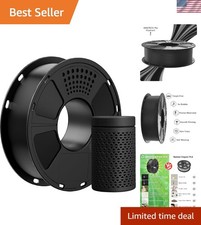 Filamento PLA nero senza grovigli 1,75 mm - 1 kg per stampanti FDM