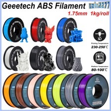 Geeetech ABS + filamento stampante 3D 1,75 mm 1 kg ABS + filamento rigido ad alta resistenza DE