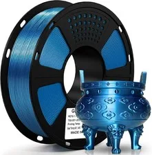 1 kg Geeetech filamento stampante 3D blu metallizzato PETG 1,75 mm PETG filamenti 3D